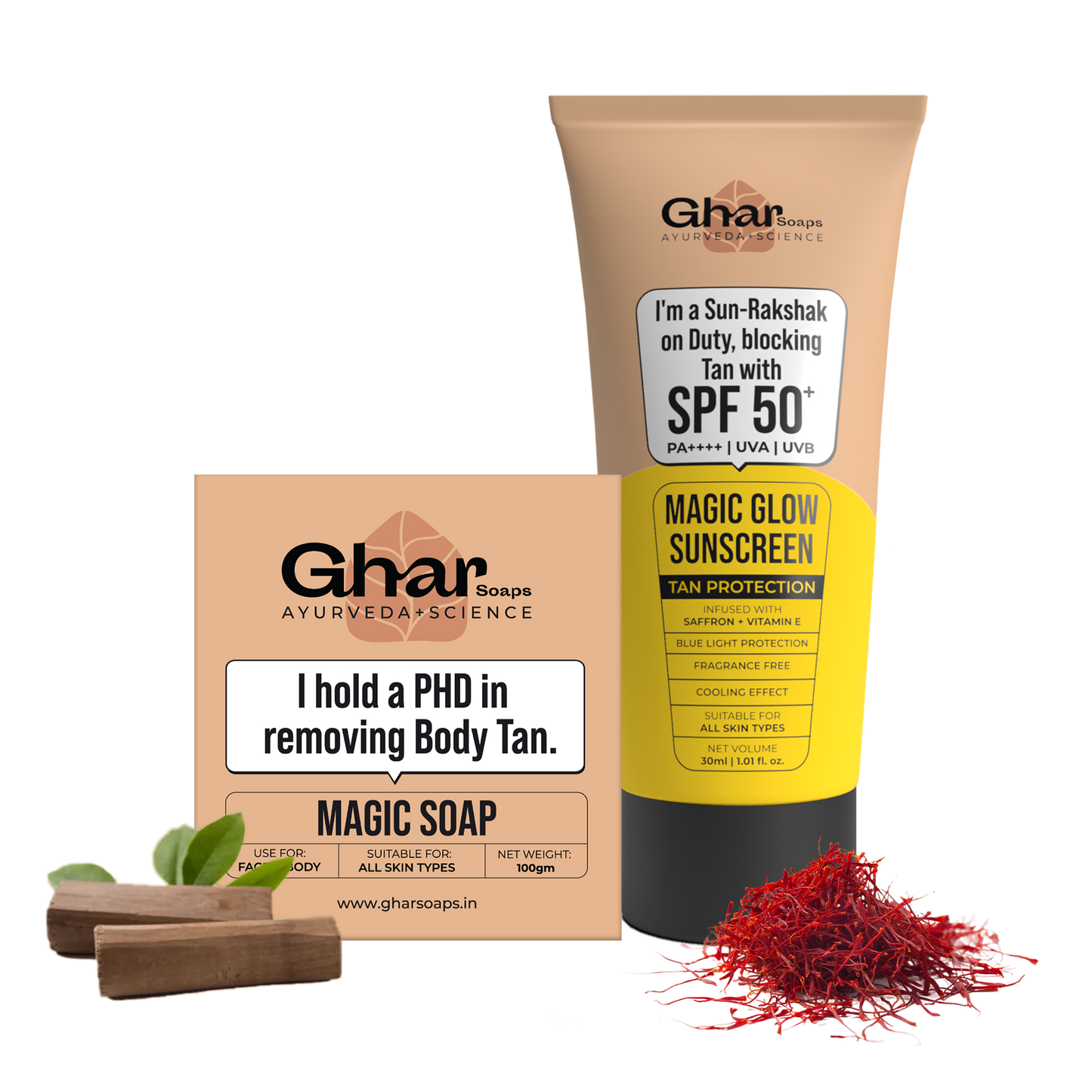 Magic Sunscreen & Magic soap Combo