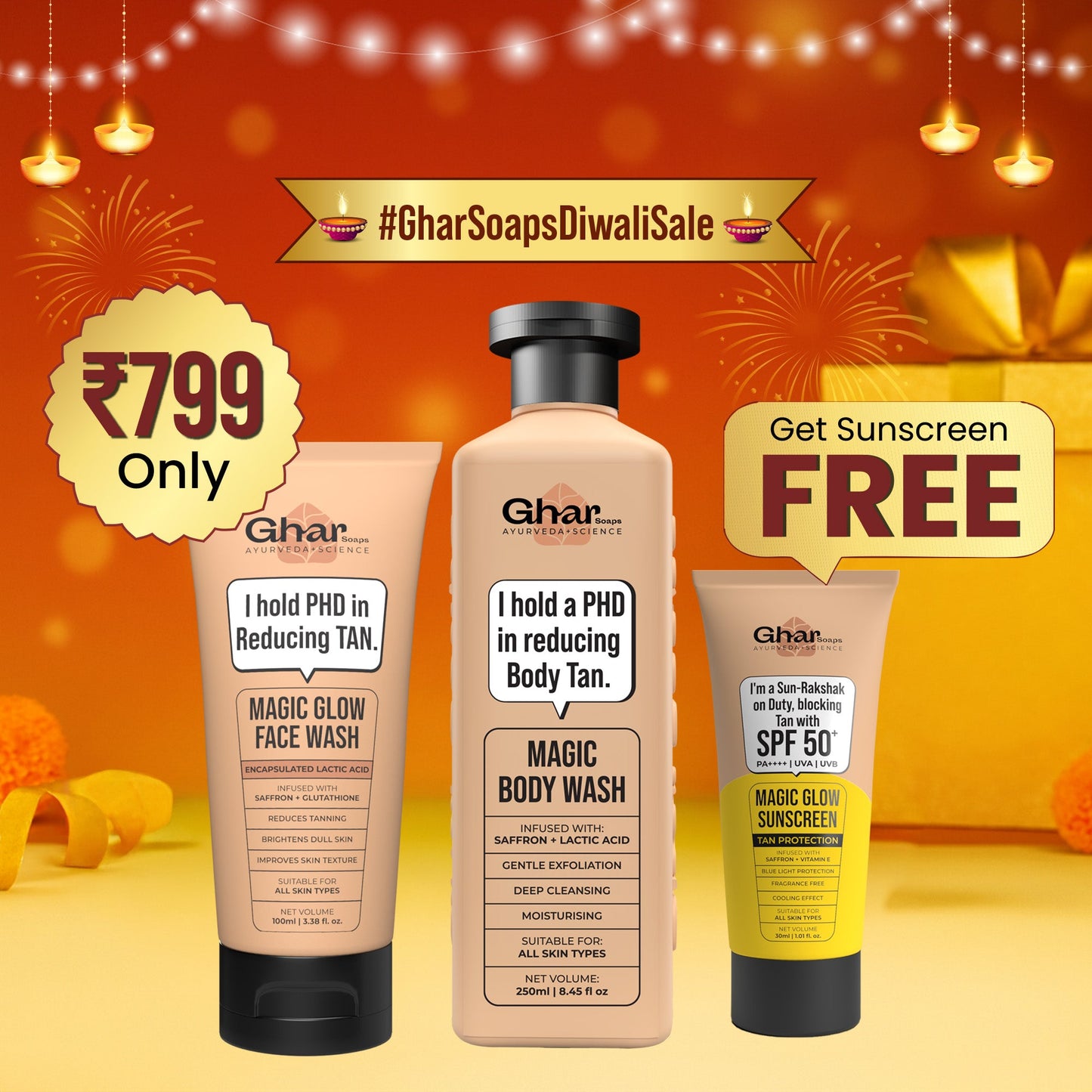Magic Body Wash With Free Sunscreen