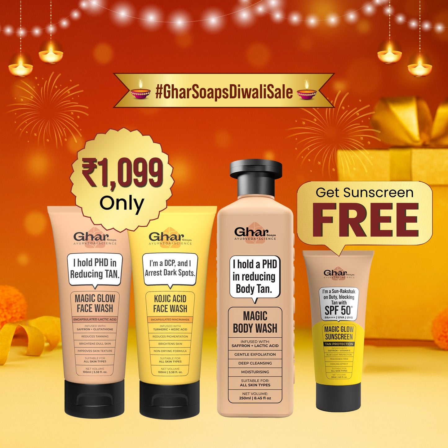 Magic Body Wash With Free Sunscreen